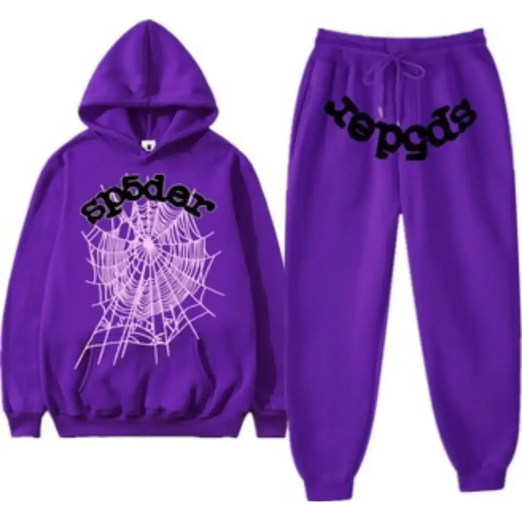 Sp5der Web Tracksuit Purple Sp5der Web Tracksuit Purple