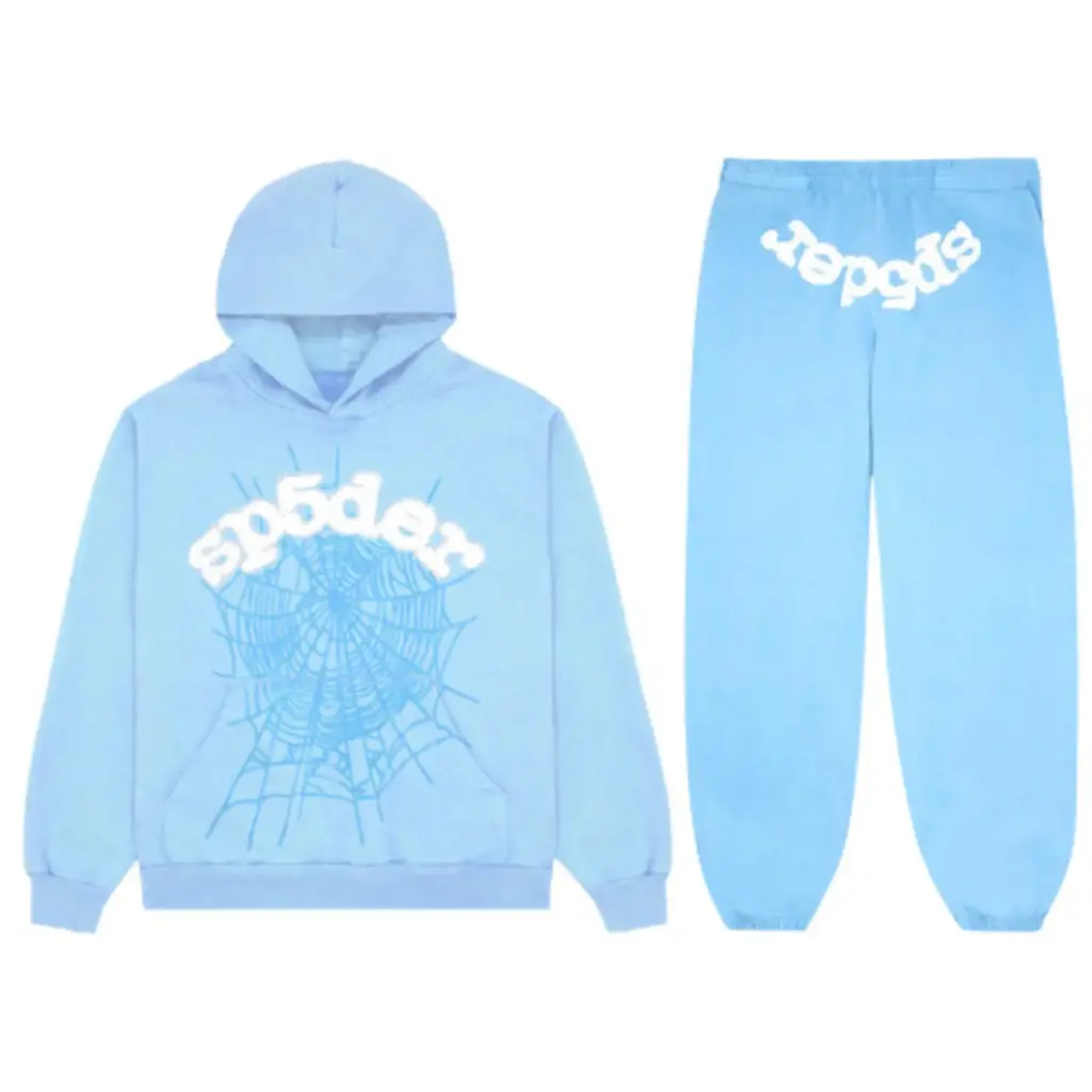 Sp5der Web Tracksuit-Sky Blue Sp5der Web Tracksuit-Sky Blue